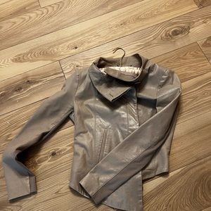 BCBG leather jacket